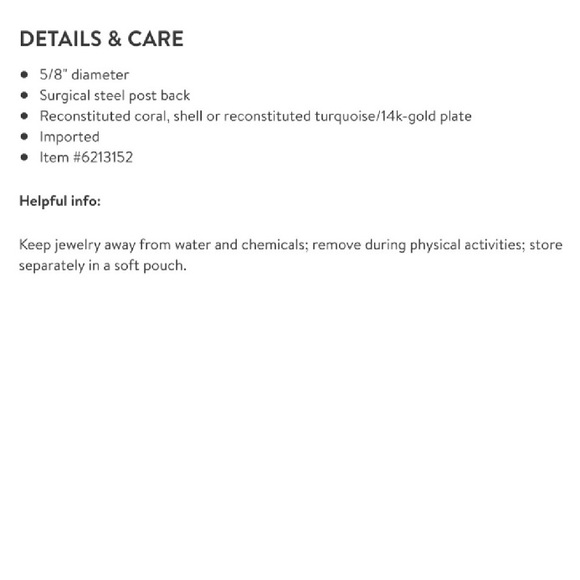 $68 LELE SADOUGHI Ashford Stud Earrings in Turquoise - Picture 6 of 7